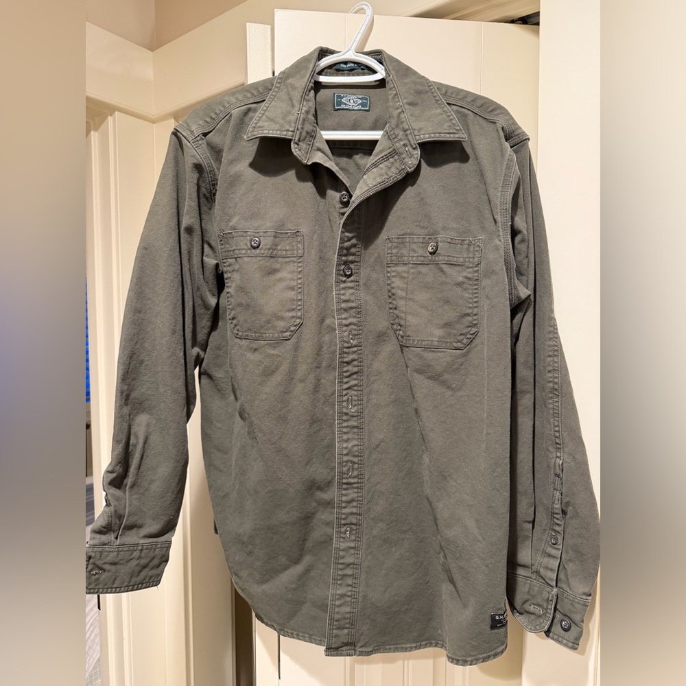 Men's GH Bass Olive Green Jacshirt